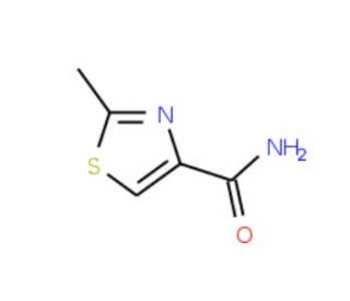 2-Methyl-1,3-thiazole-4-carboxamide (CAS 31825-95-3) - chemical structure image