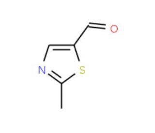 2-Methyl-1,3-thiazole-5-carbaldehyde (CAS 1003-60-7) - chemical structure image