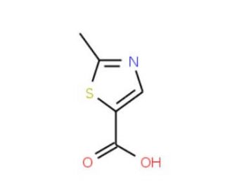 2-Methyl-1,3-thiazole-5-carboxylic acid (CAS 40004-69-1) - chemical structure image
