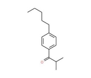 2-methyl-1-(4-pentylphenyl)propan-1-one - chemical structure image