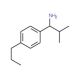 2-methyl-1-(4-propylphenyl)propan-1-amine - chemical structure image