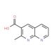 2-Methyl-1,8-naphthyridine-3-carboxylic acid (CAS 387350-60-9) - chemical structure image