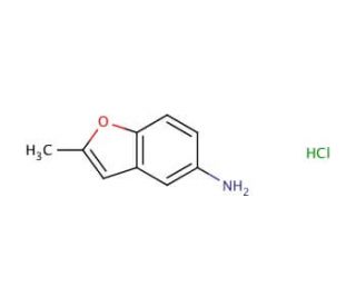 2-methyl-1-benzofuran-5-amine hydrochloride - chemical structure image