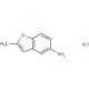 2-methyl-1-benzofuran-5-amine hydrochloride - chemical structure image