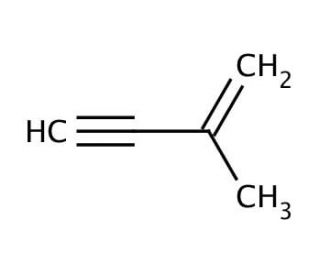 2-Methyl-1-buten-3-yne (CAS 78-80-8) - chemical structure image