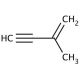 2-Methyl-1-buten-3-yne (CAS 78-80-8) - chemical structure image