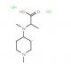 2-[Methyl-(1-methyl-piperidin-4-yl)-amino]-propionic acid dihydrochloride - chemical structure image