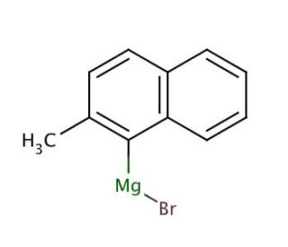 2-Methyl-1-naphthylmagnesium bromide (CAS 21450-90-8) - chemical structure image