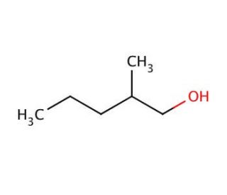 2-Methyl-1-pentanol (CAS 105-30-6) - chemical structure image