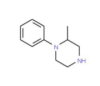 2-Methyl-1-phenylpiperazine (CAS 2946-76-1) - chemical structure image
