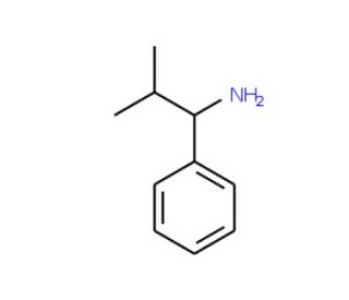 2-methyl-1-phenylpropan-1-amine (CAS 6668-27-5) - chemical structure image