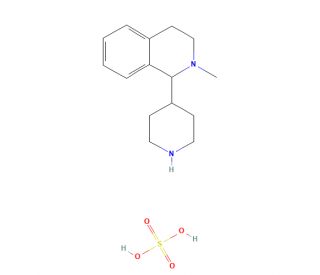 2-Methyl-1-(piperidin-4-yl)-1,2,3,4-tetrahydroisoquinoline sulphate (CAS 1170812-84-6) - chemical structure image