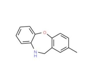 2-Methyl-10,11-dihydro-dibenzo[b,f][1,4]oxazepine - chemical structure image