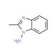 2-methyl-1H-benzimidazol-1-amine (CAS 6299-93-0) - chemical structure image