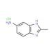 2-methyl-1H-benzimidazol-5-amine hydrochloride (CAS 1571-93-3) - chemical structure image