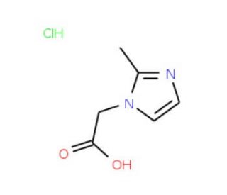 (2-Methyl-1H-imidazol-1-yl)acetic acid hydrochloride - chemical structure image