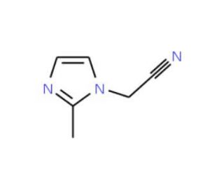 (2-Methyl-1H-imidazol-1-yl)acetonitrile (CAS 82949-05-1) - chemical structure image