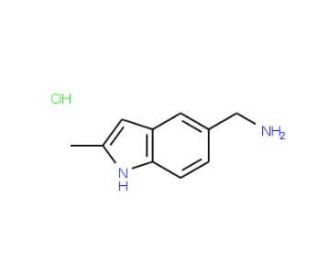 (2-Methyl-1H-indol-5-yl)methylamine hydrochloride - chemical structure image