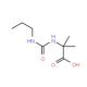 2-methyl-2-[(propylcarbamoyl)amino]propanoic acid - chemical structure image