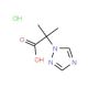 2-Methyl-2-[1,2,4]triazol-1-yl-propionic acid hydrochloride - chemical structure image