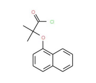 2-methyl-2-(1-naphthyloxy)propanoyl chloride - chemical structure image