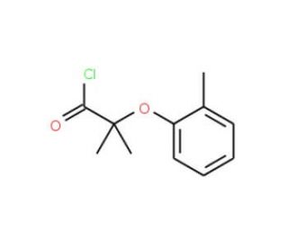 2-methyl-2-(2-methylphenoxy)propanoyl chloride - chemical structure image