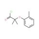 2-methyl-2-(2-methylphenoxy)propanoyl chloride - chemical structure image