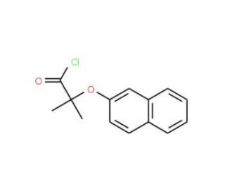 2-methyl-2-(2-naphthyloxy)propanoyl chloride - chemical structure image