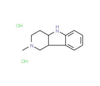 2-Methyl-2,3,4,4a,5,9b-hexahydro-1H-pyrido-[4,3-b]indole dihydrochloride - chemical structure image