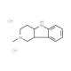 2-Methyl-2,3,4,4a,5,9b-hexahydro-1H-pyrido-[4,3-b]indole dihydrochloride - chemical structure image