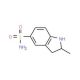 2-Methyl-2,3-dihydro-1H-indole-5-sulfonic acid amide (CAS 875163-03-4) - chemical structure image
