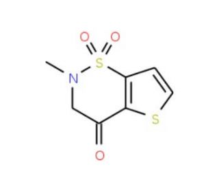 2-Methyl-2,3-dihydro-4H-thieno[2,3-e][1,2]thiazin-4-one 1,1-dioxide - chemical structure image