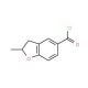 2-Methyl-2,3-dihydro-benzofuran-5-carbonyl chloride - chemical structure image