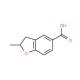 2-Methyl-2,3-dihydro-benzofuran-5-carboxylic acid (CAS 103204-80-4) - chemical structure image