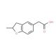 (2-Methyl-2,3-dihydro-benzofuran-5-yl)-acetic acid - chemical structure image