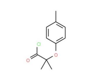 2-methyl-2-(4-methylphenoxy)propanoyl chloride - chemical structure image