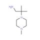 2-methyl-2-(4-methylpiperazin-1-yl)propan-1-amine (CAS 21404-92-2) - chemical structure image