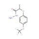 2-Methyl-2-[4-(trifluoromethoxy)phenoxy]acetic hydrazide (CAS 175204-37-2) - chemical structure image