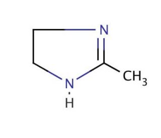 2-Methyl-2-imidazoline (CAS 534-26-9) - chemical structure image