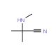 2-methyl-2-(methylamino)propanenitrile (CAS 2273-39-4) - chemical structure image