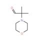 2-Methyl-2-morpholinopropanal (CAS 16042-91-4) - chemical structure image