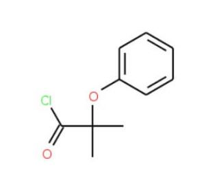 2-methyl-2-phenoxypropanoyl chloride - chemical structure image