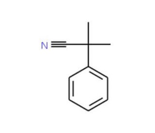 2-Methyl-2-phenylpropanenitrile (CAS 1195-98-8) - chemical structure image