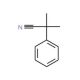 2-Methyl-2-phenylpropanenitrile (CAS 1195-98-8) - chemical structure image