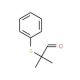 2-Methyl-2-(phenylthio)propanal (CAS 63996-66-7) - chemical structure image