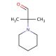 2-methyl-2-piperidin-1-ylpropanal (CAS 16042-93-6) - chemical structure image