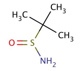 2-Methyl-2-propanesulfinamide (CAS 146374-27-8) - chemical structure image