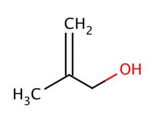 2-Methyl-2-propen-1-ol (CAS 513-42-8) - chemical structure image