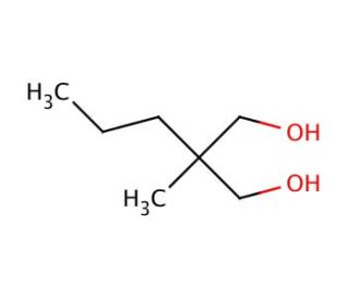 2-Methyl-2-propyl-1,3-propanediol (CAS 78-26-2) - chemical structure image