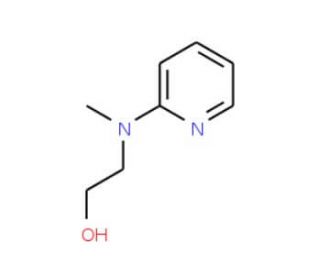 2-(Methyl-2-pyridinylamino)ethanol (CAS 122321-04-4) - chemical structure image